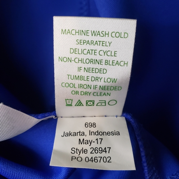 Lilly Pulitzer Royal Blue & Neon Pink Embroidered Shift Dress - UPF 50+ Size S - Picture 9 of 9